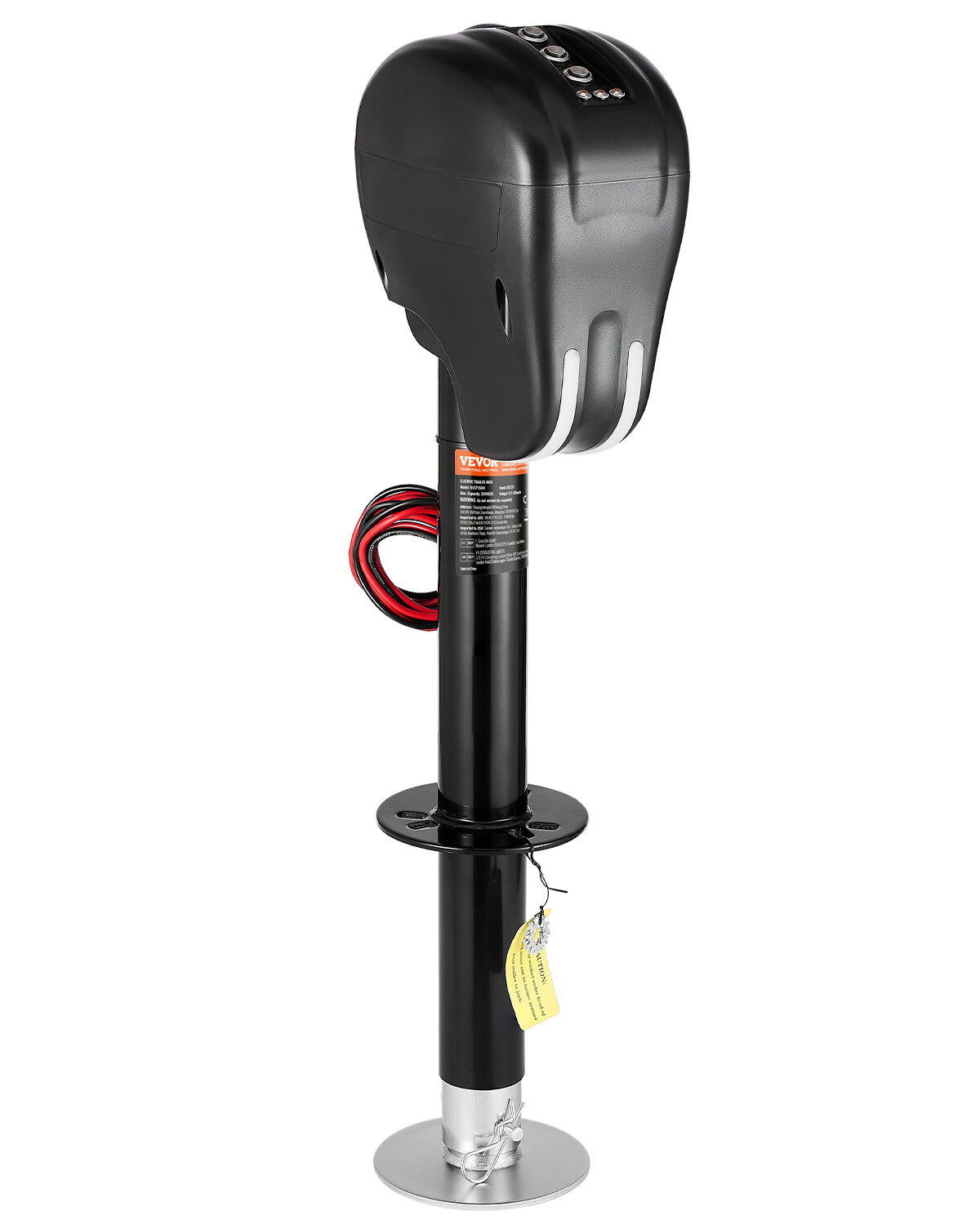 Electric Trailer Jack 3500 lbs Power Tongue Jack for RV Trailer & Camper Black