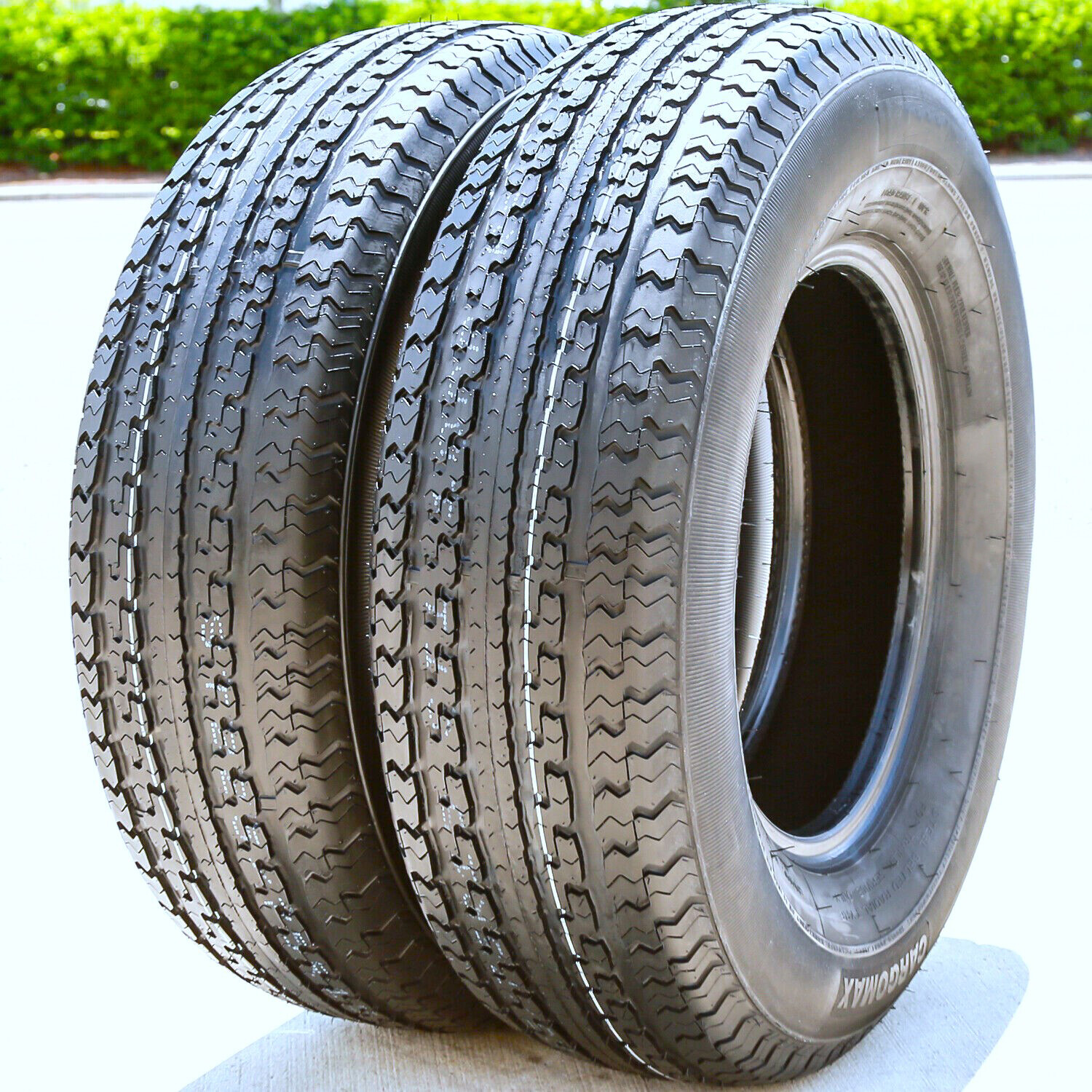 2 Tires Cargo Max ZT301 Semi-Steel ST 205/75R14 Load D 8 Ply Trailer