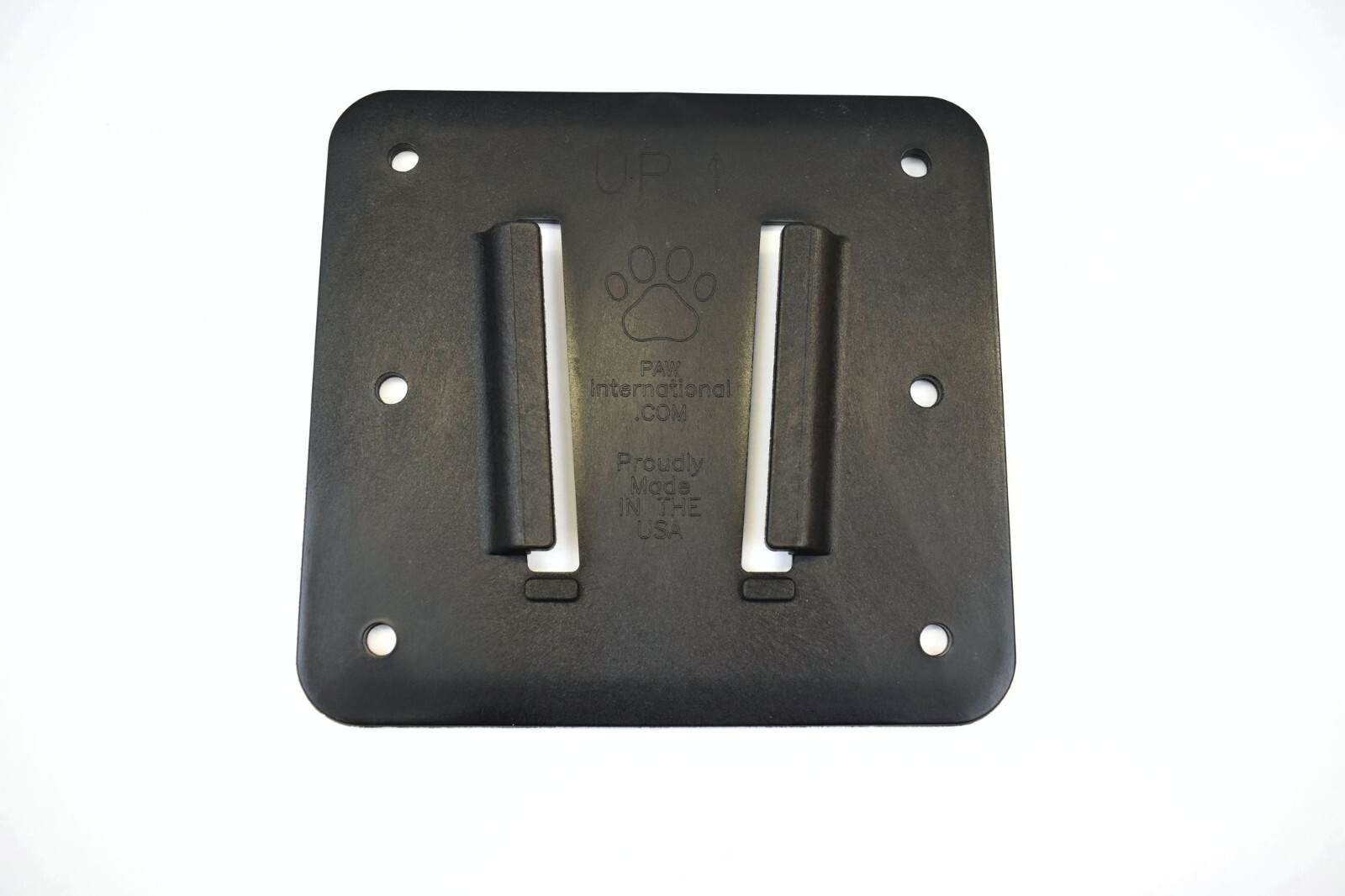 2 Piece Polymer TV Bracket Set for Campers and RVs by PAW International (Black)