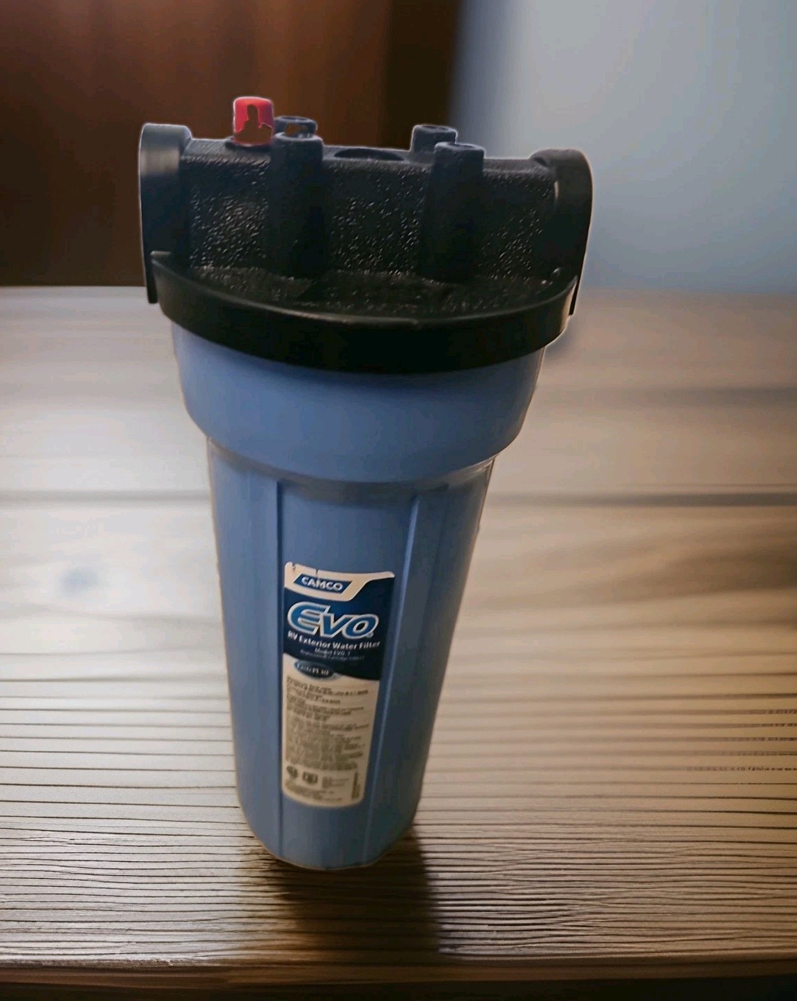 Camco Evo RV Water Filter – Camper Essentials for Clean Drinking Water (40631)