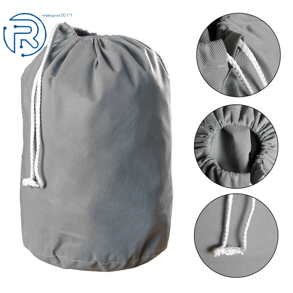 Non-Woven Fabric Travel Trailer RV Cover Gray Anti-UV Fit For Camper 18′-20′