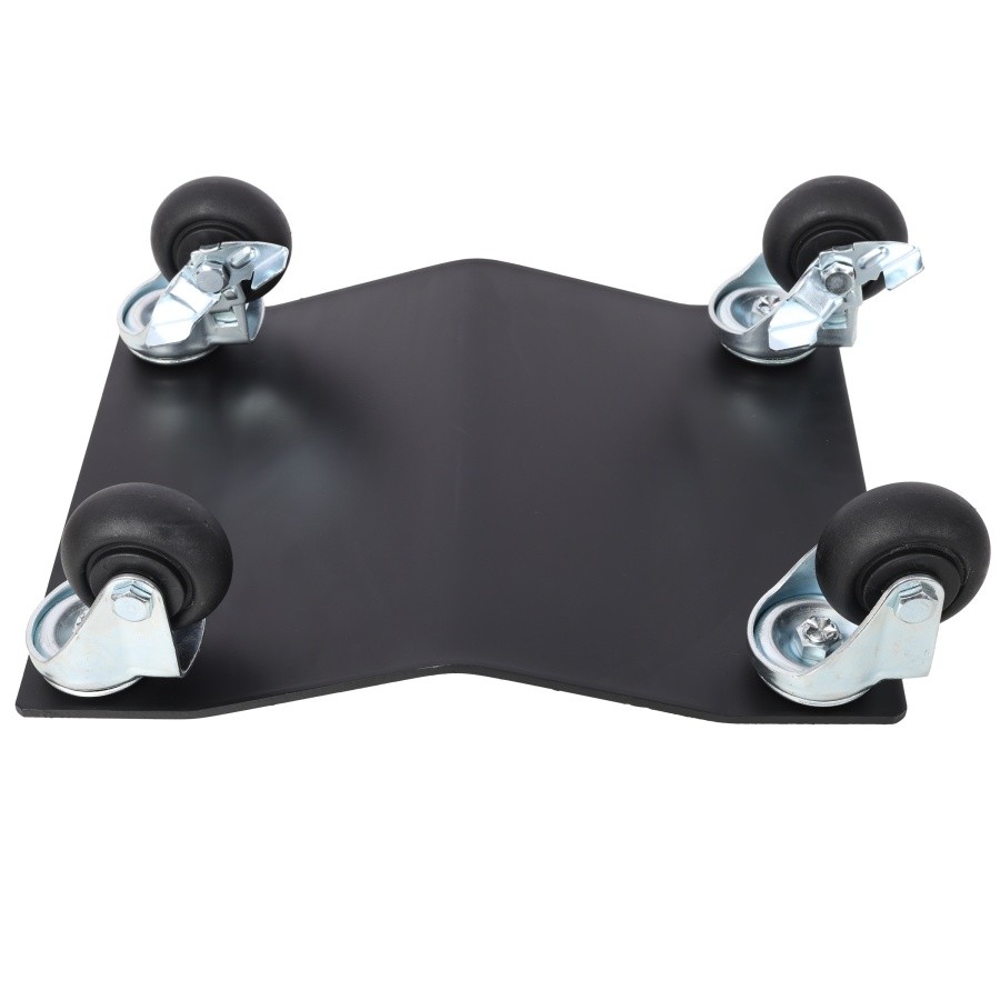 2x 2500lbs Professional Vehicle Dollies, Wheel Dolly Steel Tire Skates