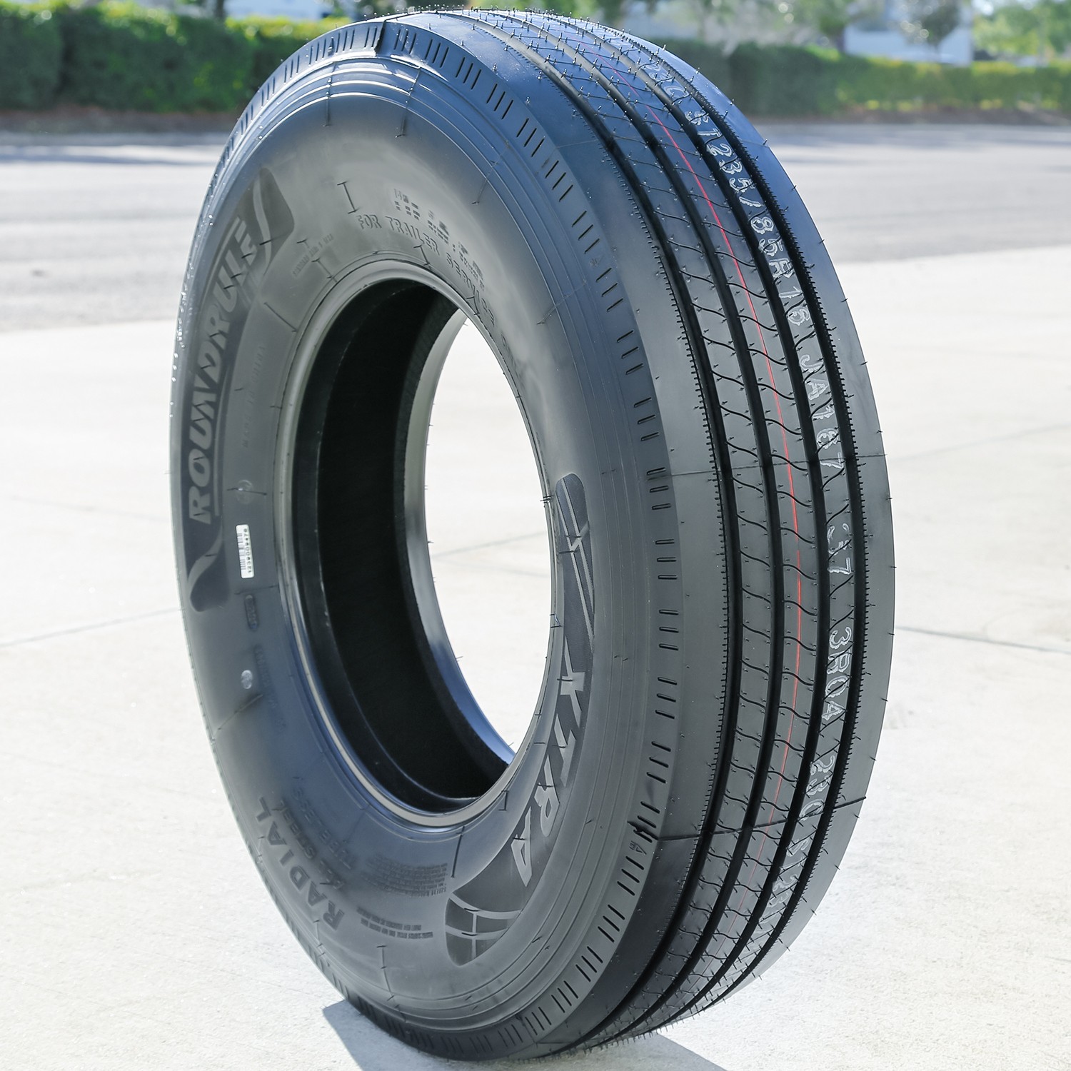 2 Tires Roundrule Xtra All Steel ST 235/80R16 Load H 16 Ply Trailer