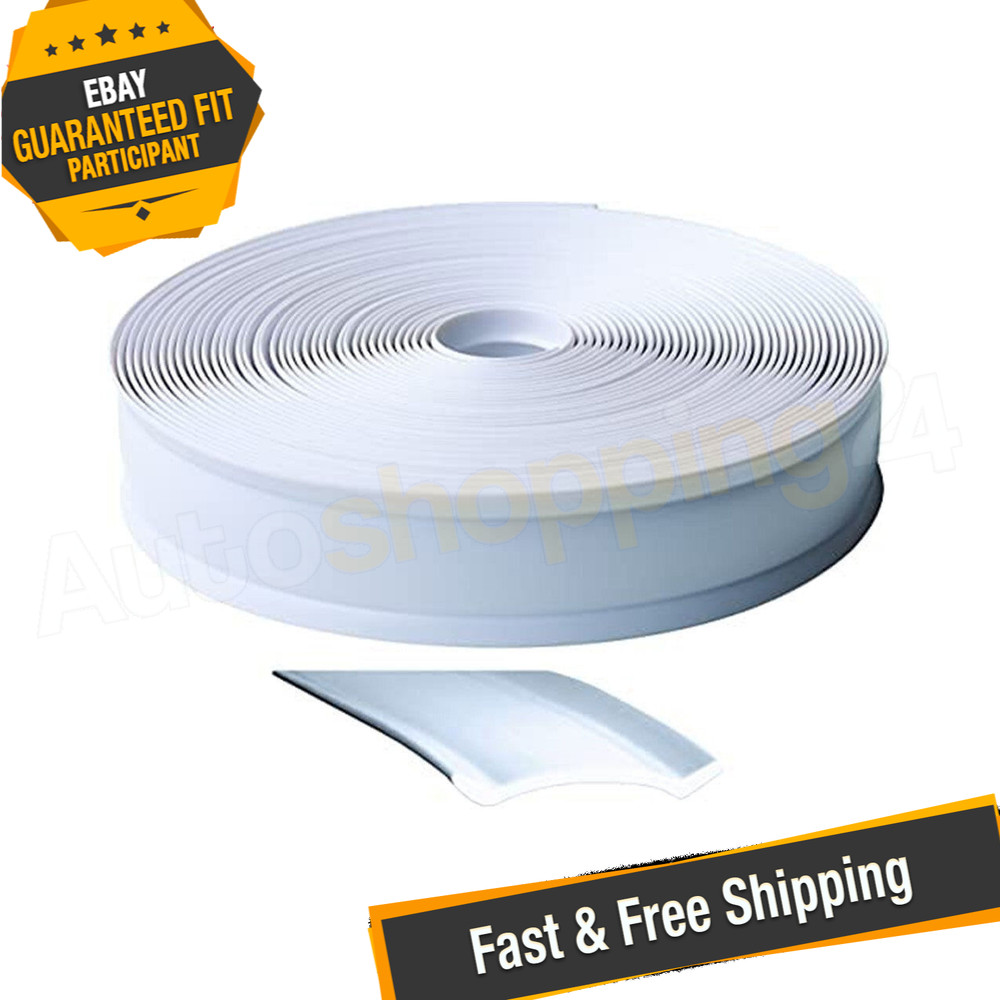 RV Designer E461 1000′ White Vinyl Heavy Duty Trim Insert