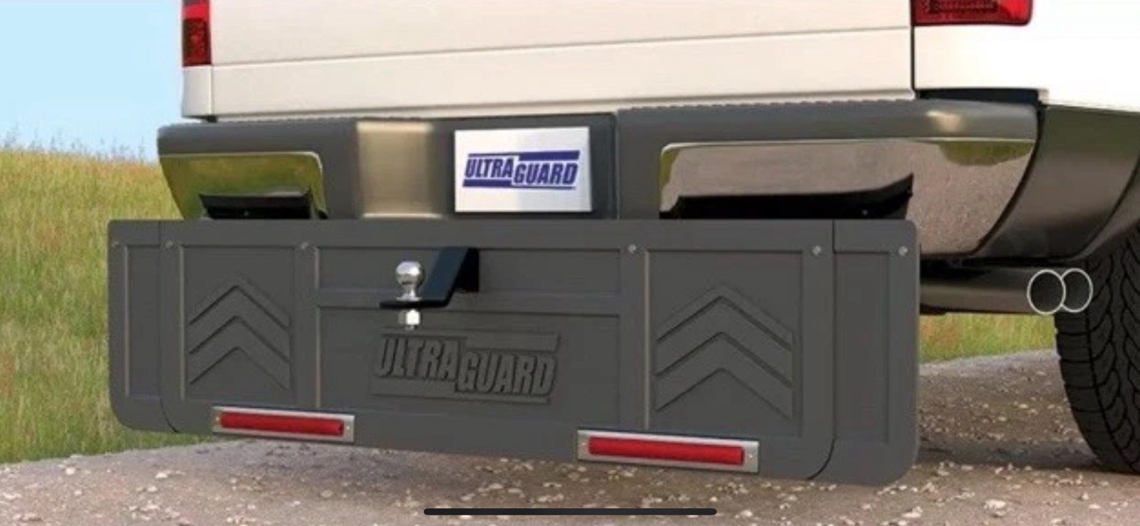Smart Solutions 00015 Ultra Guard Tow Guard for Trucks, One-Piece Rubber Guard,
