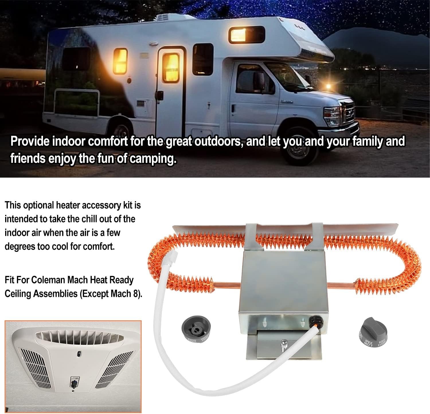 9233-4551 Electric Heating Element Kit RV Heat Strip Assembly Replacement Parts