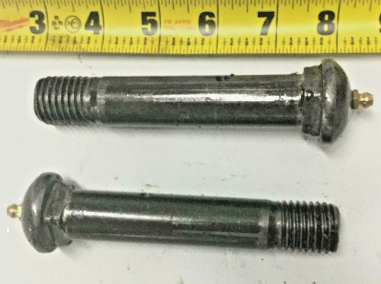 2) Trailer Equalizer Bolts with Grease Zerk – 4-3/4″ Long – 7/8″ Diameter – wet