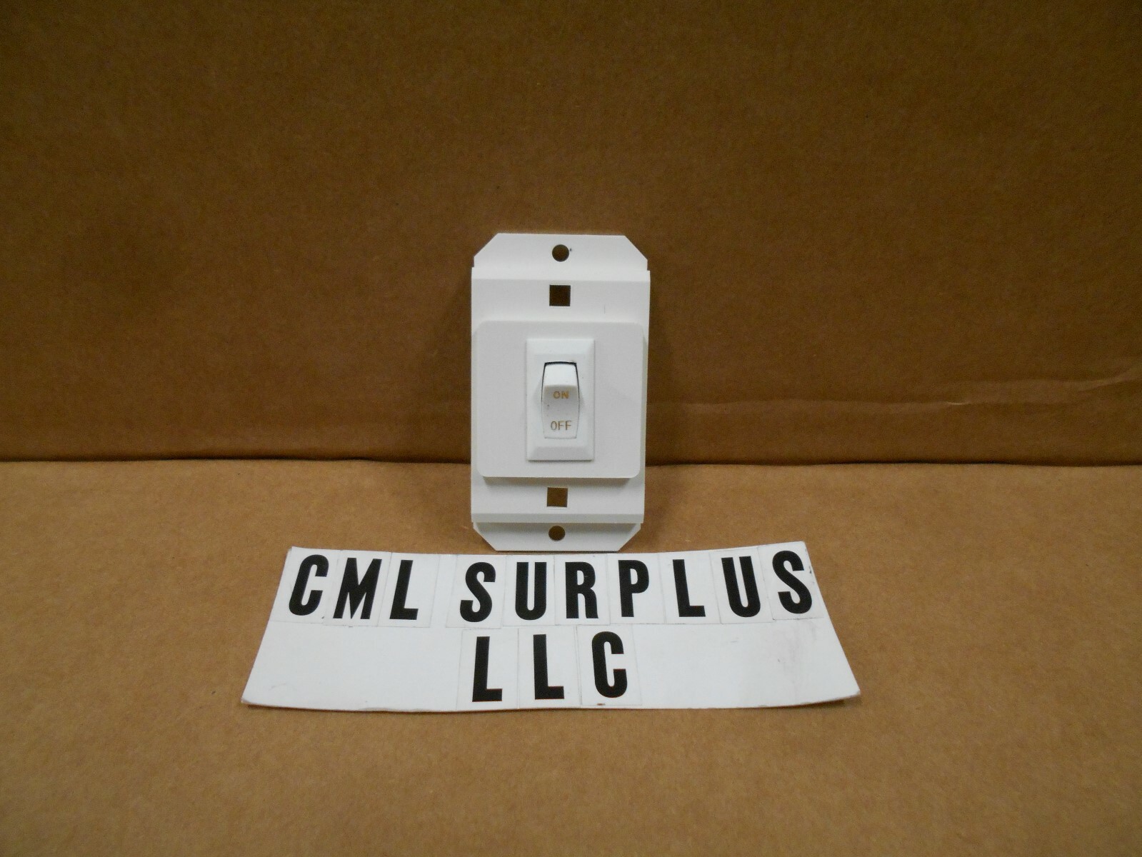 *12 VOLT SINGLE WHITE ON/OFF SWITCH RV 2 PRONG SIGMA NO TRIM FREE SHIPPING