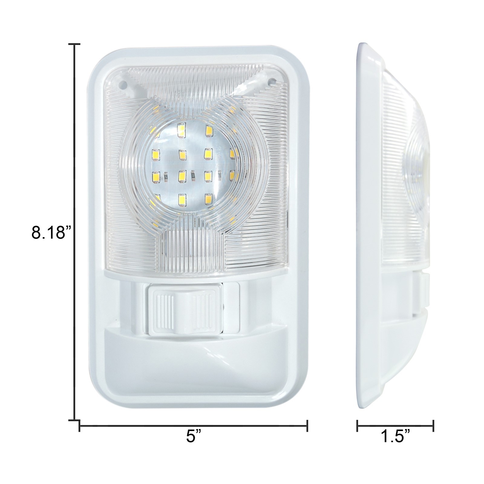 2 Pack 12V Led RV Ceiling Dome Light RV Interior Lighting for Trailer Camper