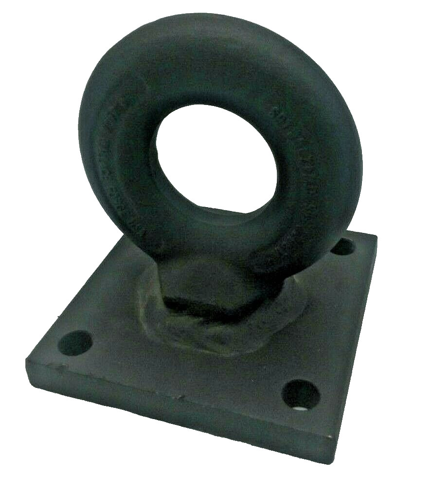 Bolt On Heavy Duty 2.5″ Lunette Eye Pintle Ring Coupler 42K Rating Trailer Truck