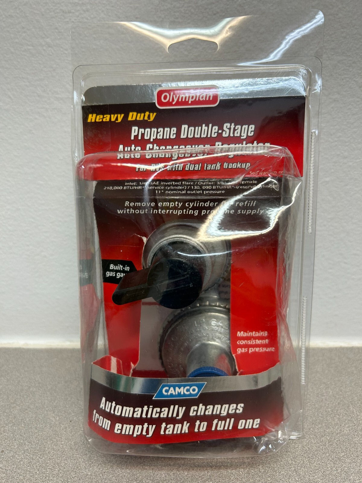 Camco 59005 Olypian Two Stage Propane Regulator