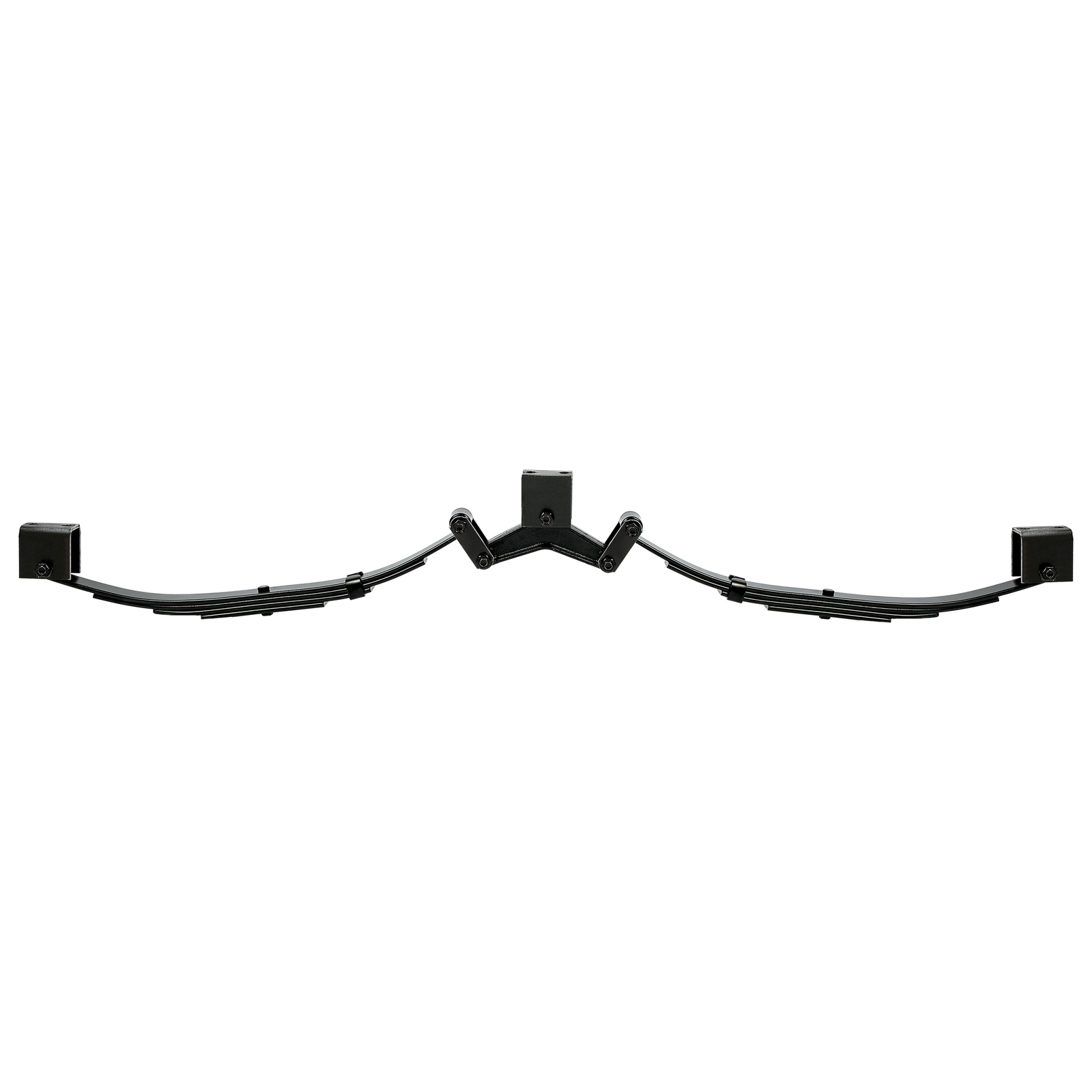 Tandem Trailer Axle Suspension Kit W/Leaf Spring Equalizer Shackle Strap 3500LB