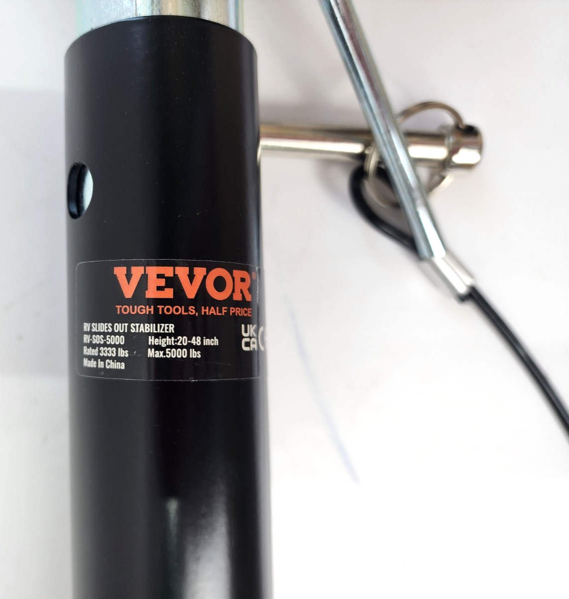 VEVOR RV Slides Out Stabilizer Set Height Adjustable 20″-48″ 5000 lbs