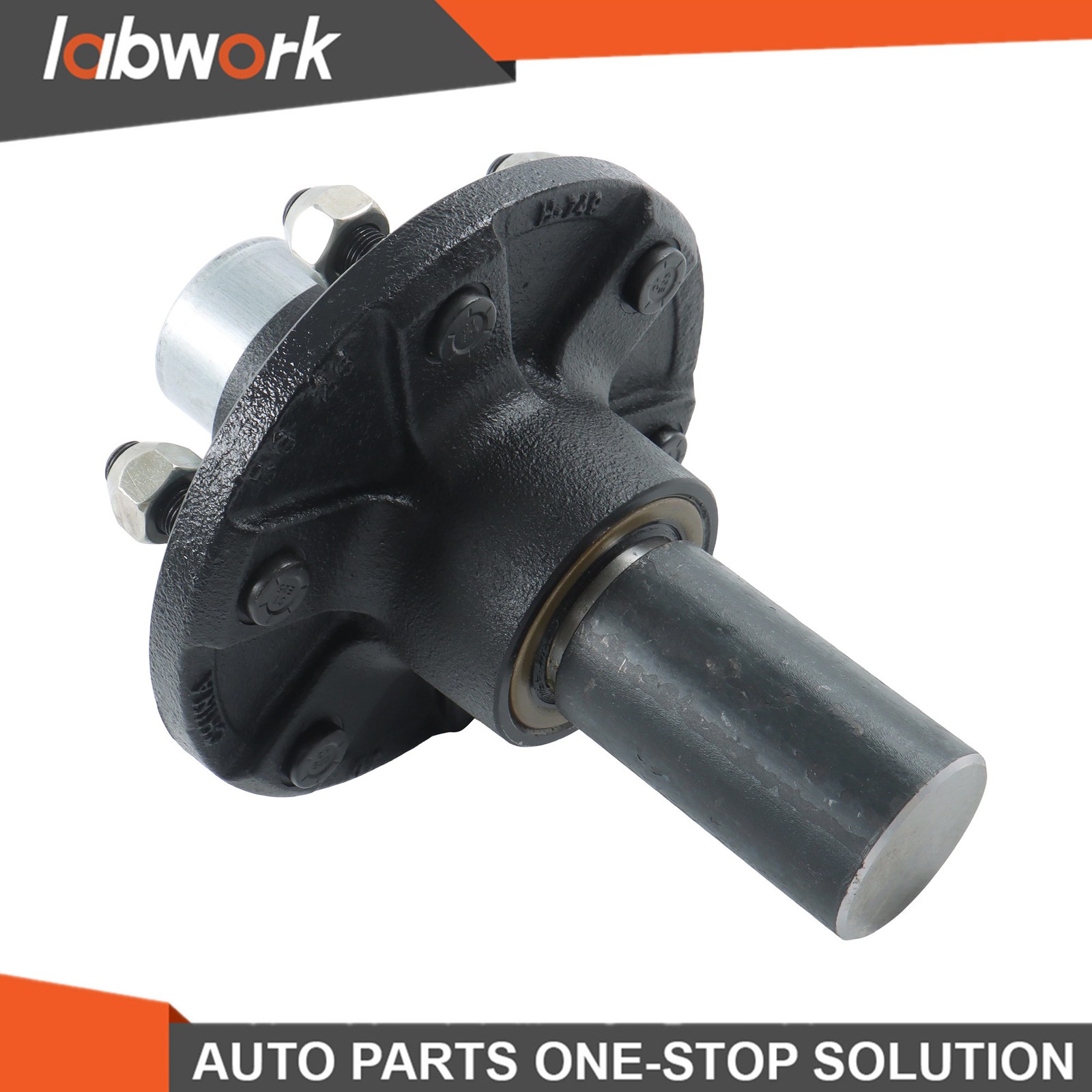 labwork Pre-Assembled 6 on 5.5′ Trailer Hub Kit & Circular #84 Spindle