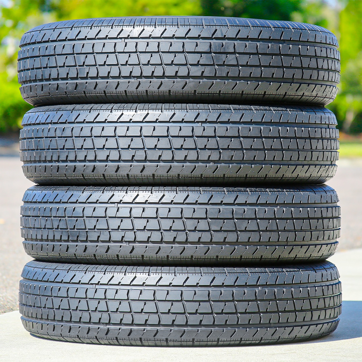 8 Tires ST 235/80R16 126/122M F 12 Ply Suntek HD Trail 2 Semi-Steel Trailer