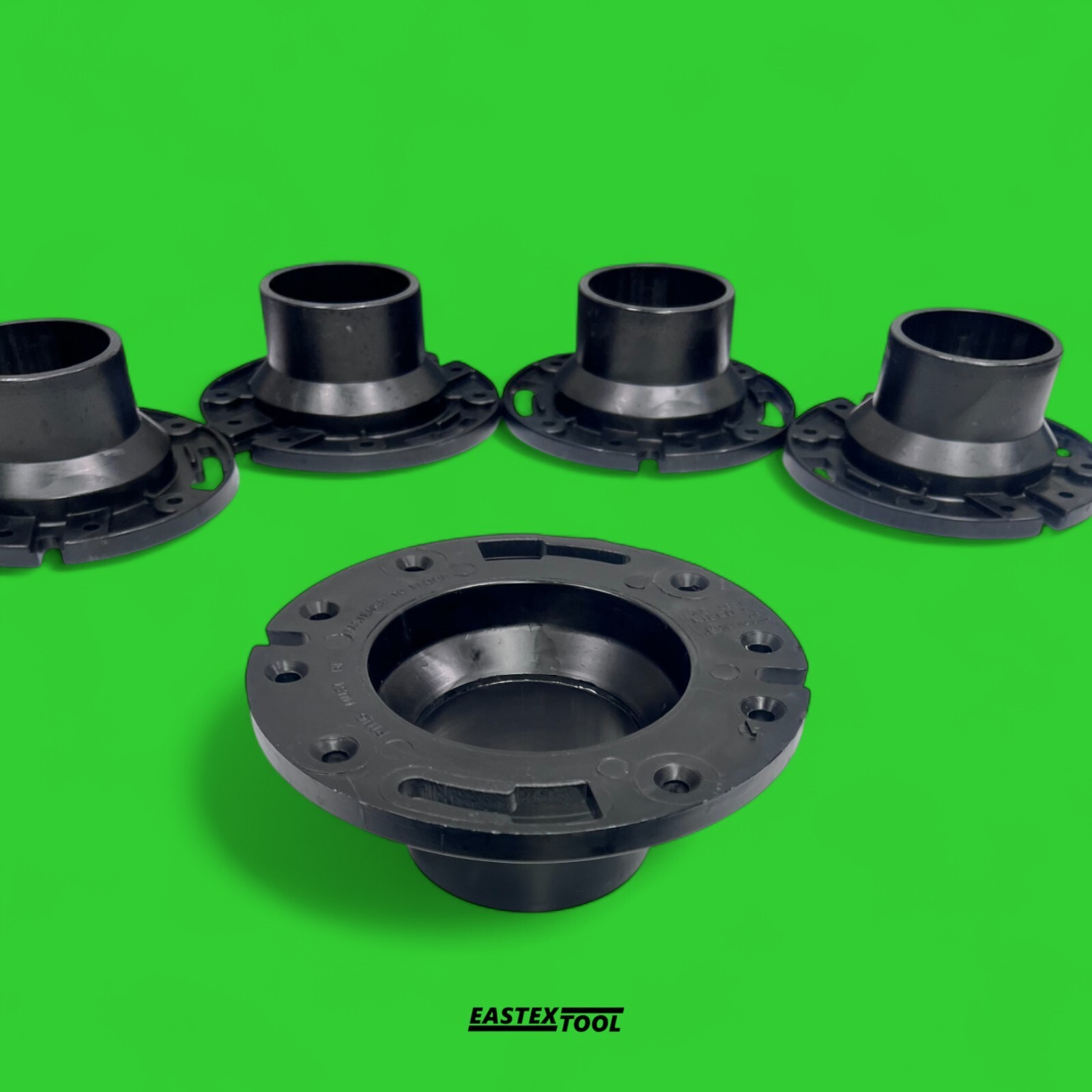 NIBCO ABS 4” X 3” TOILET FLANGE 5851-2 FOR MOBILE HOMES, RV, & CAMPERS, QTY 5