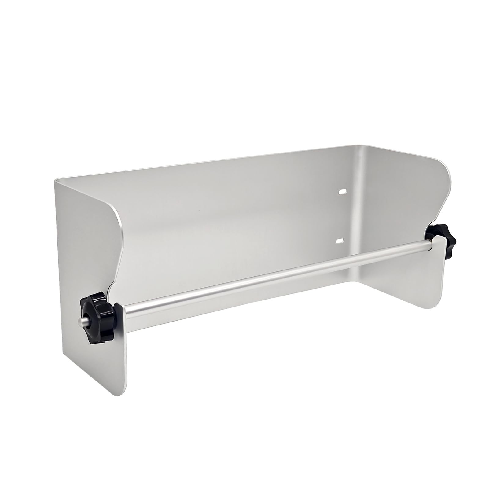 Aluminum Paper Towel Holder Wall Mount 12 Inch Garage Shop Trailer RV Storage Si