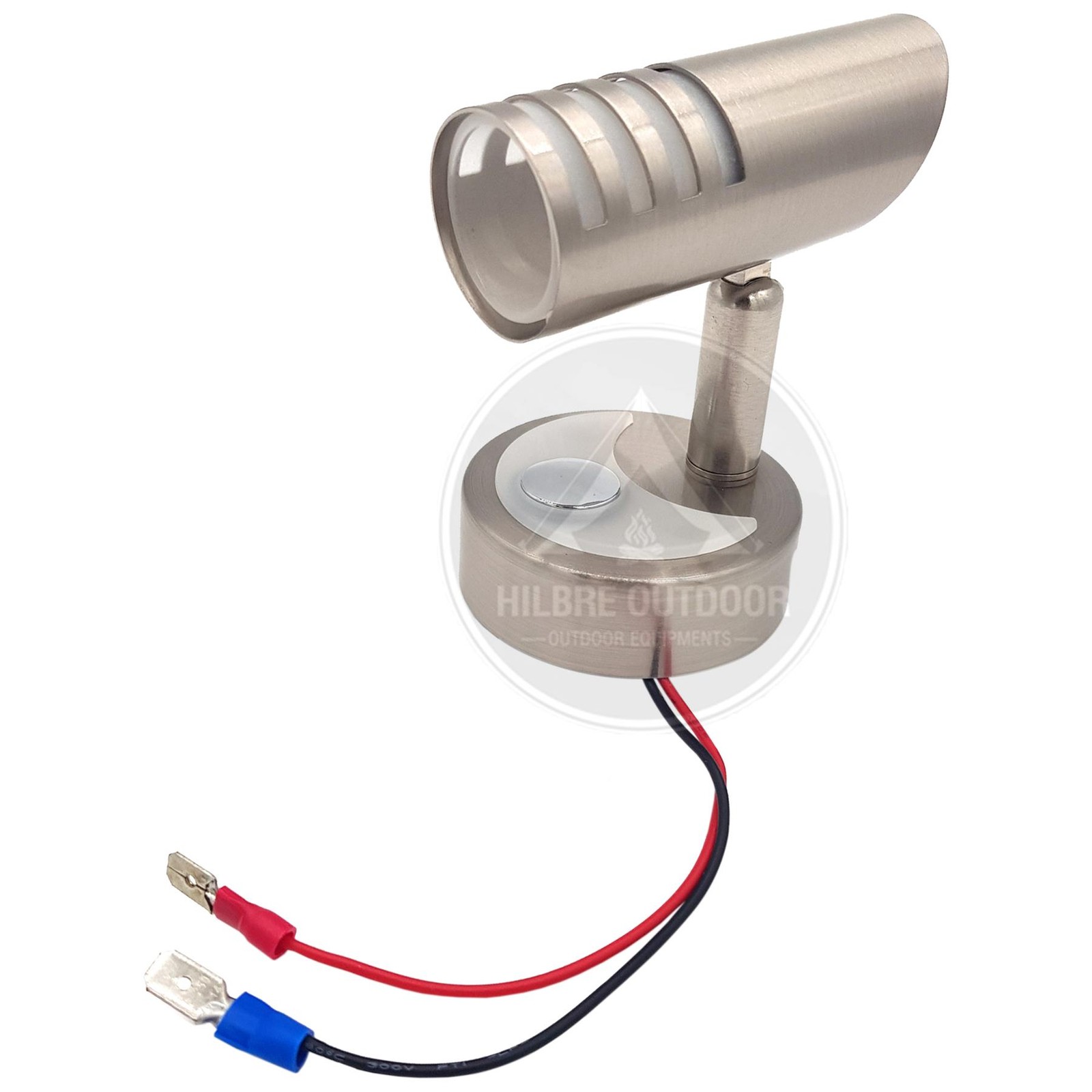 DIMATEC LED SPOT LIGHT TOUCH CONTROL SATIN NICKEL CARAVAN MOTORHOME BOAT 10-14V