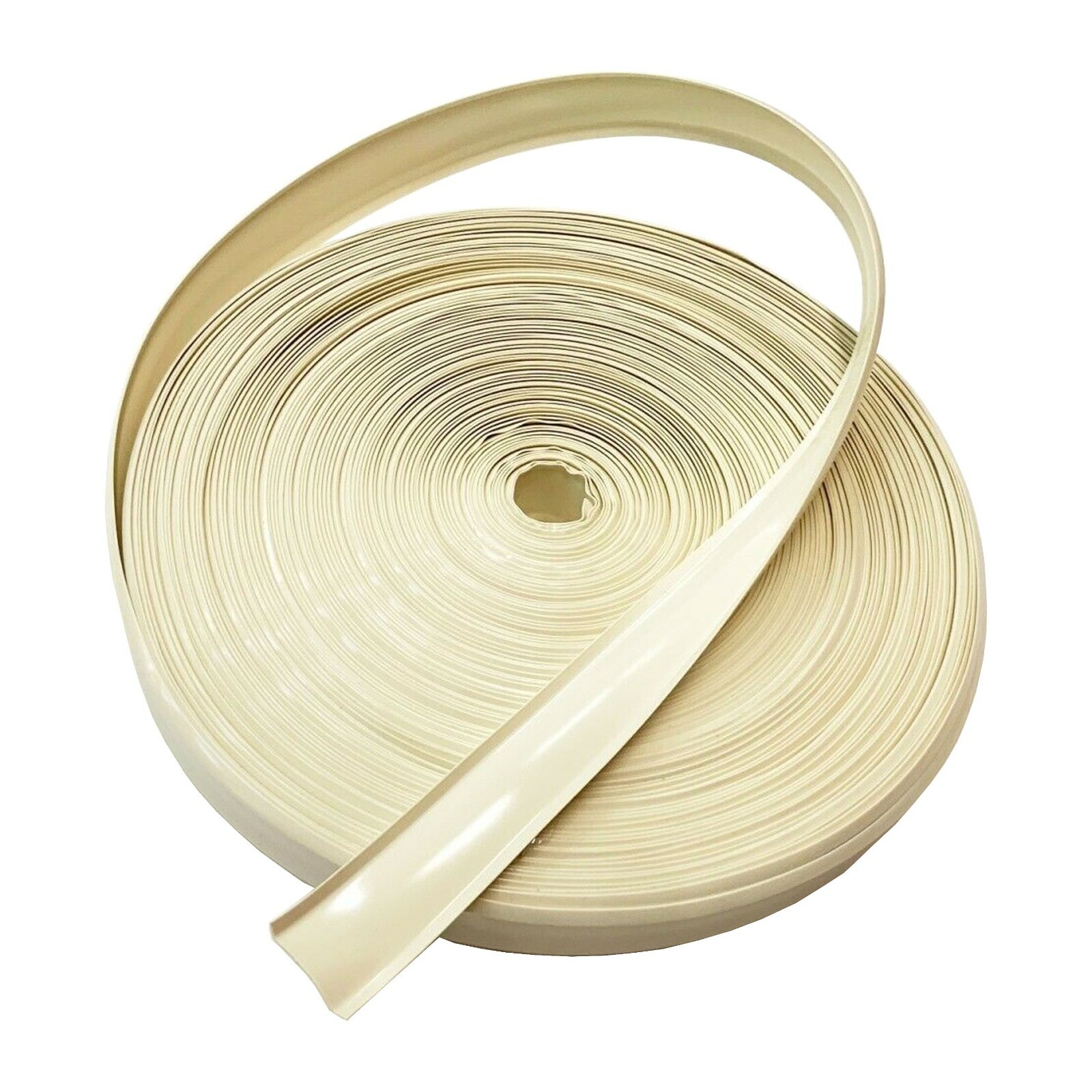 1″ x 100 ft BEIGE Vinyl Trim Molding Screw Cover RV Boat Camper Trailer
