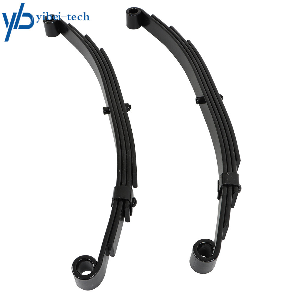 Set 4 Trailer Leaf Spring 4 Leaf Double Eye 2500 lbs Cap Per For 5000 lbs Axle