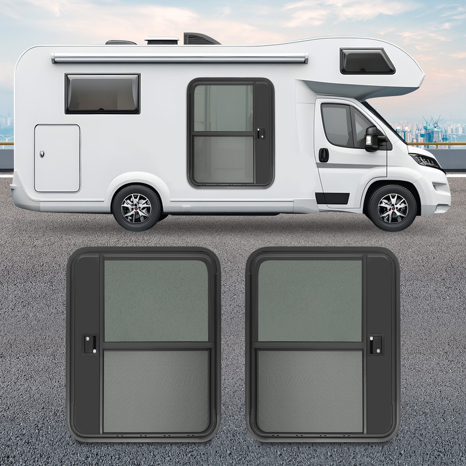 30″W x 36″H RV Camper Teardrop Trailer Door (Left/Right) – Easy Access Entry