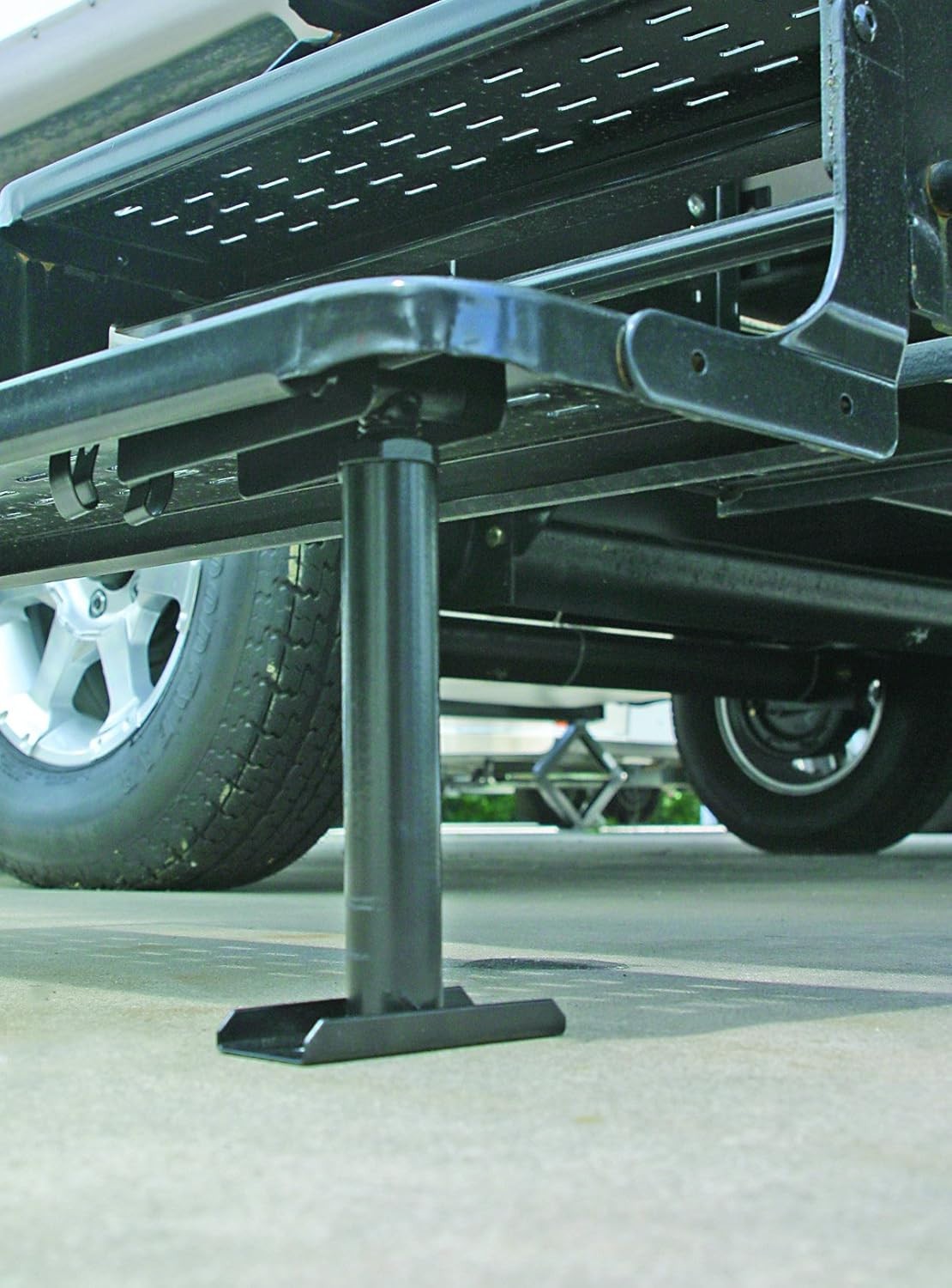 RV Step Stabilizer Adjustable Stair Brace Stand Travel Trailer Jack Camper Ladde