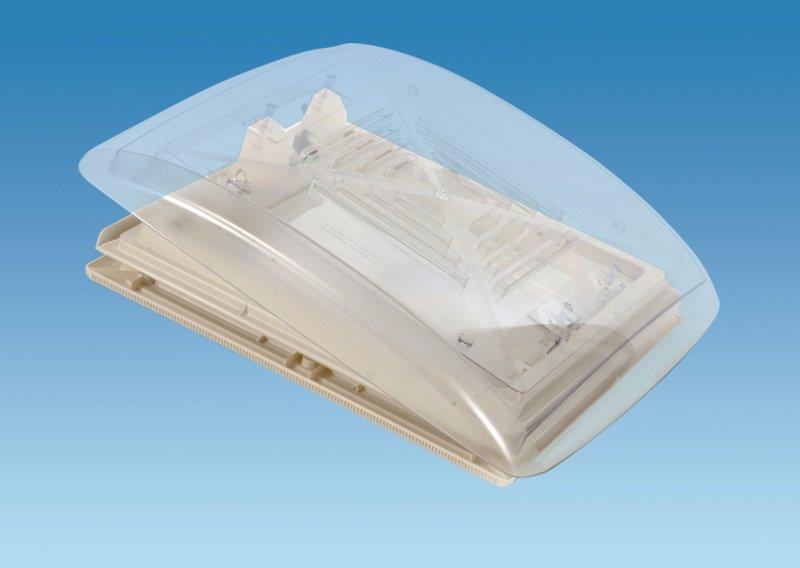 MPK Motorhome 280 x 280 Clear Roof Light Vent Skylight Beige Campervan – 900140