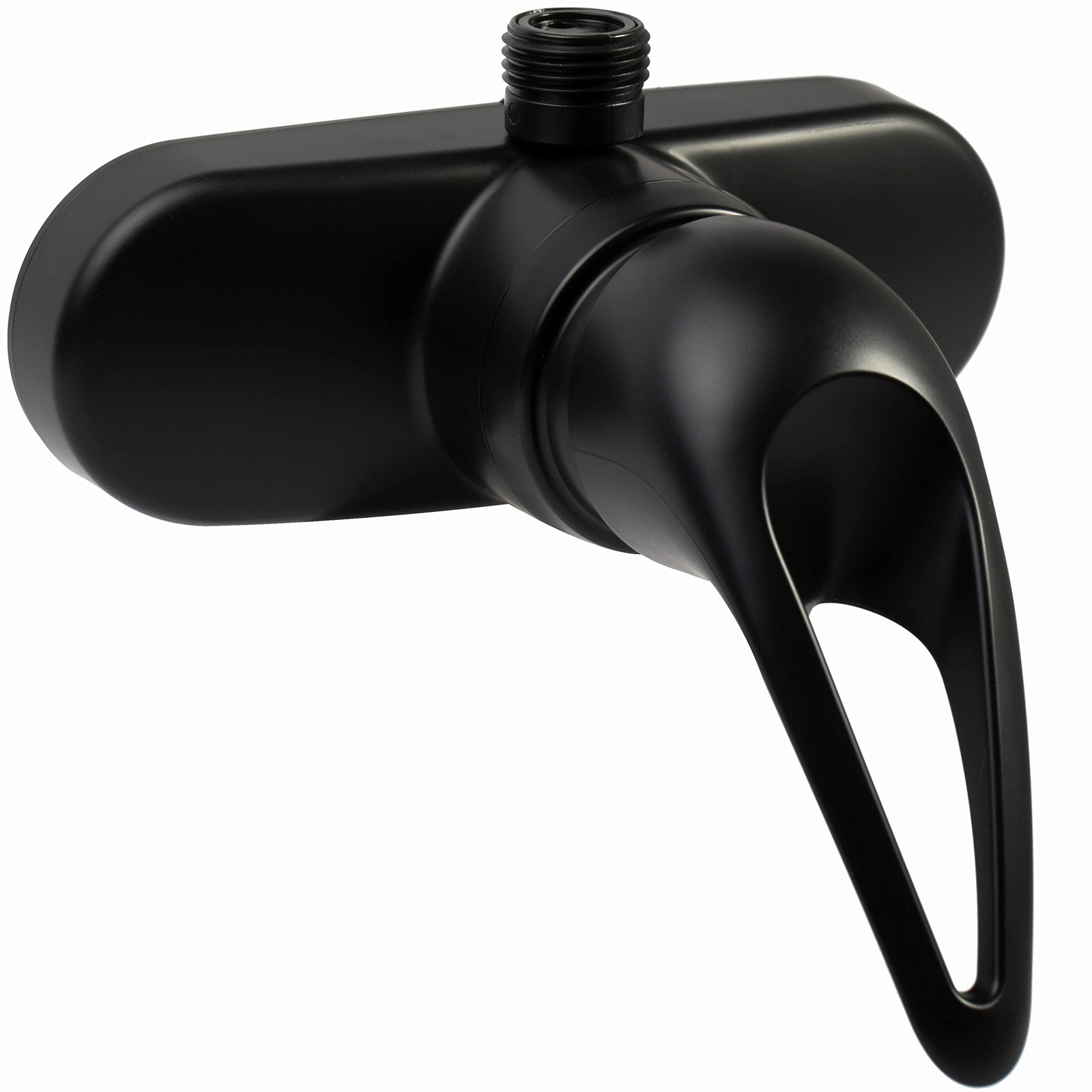 Dura Faucet DFSA150MB RV Single Lever Shower Faucet Diverter Matte Black
