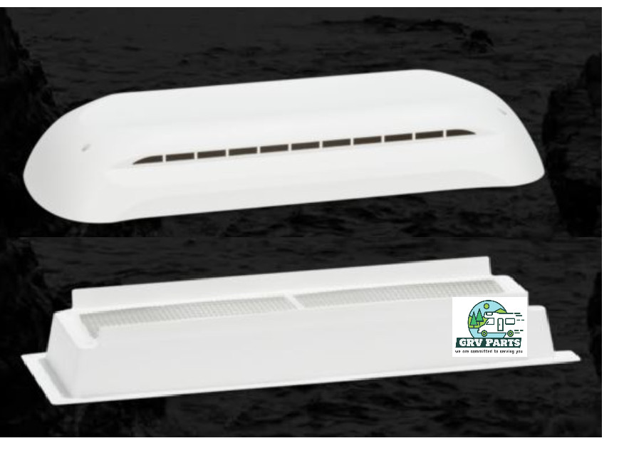 Dometic Refrigerator Roof Vent Cover With Base for RV, Camper, Motorhome