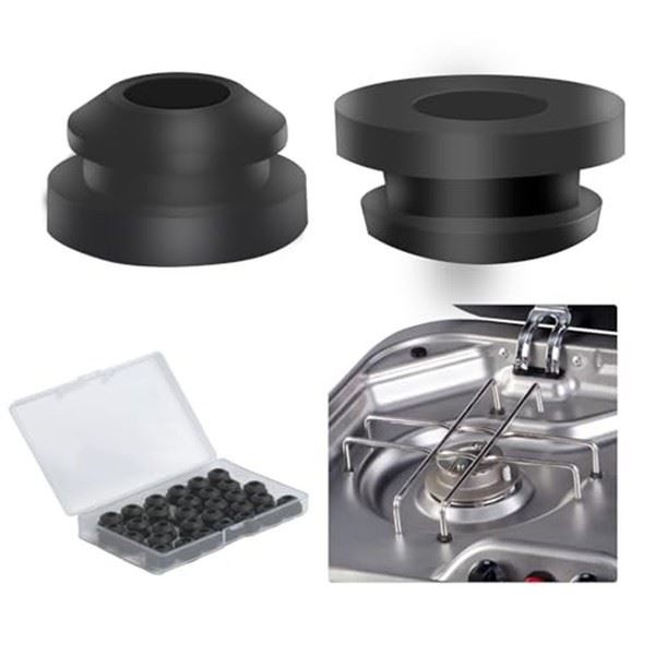 Quality Silicone Rubber Grommets for RV Gas Stove Maintenance Pack of 30