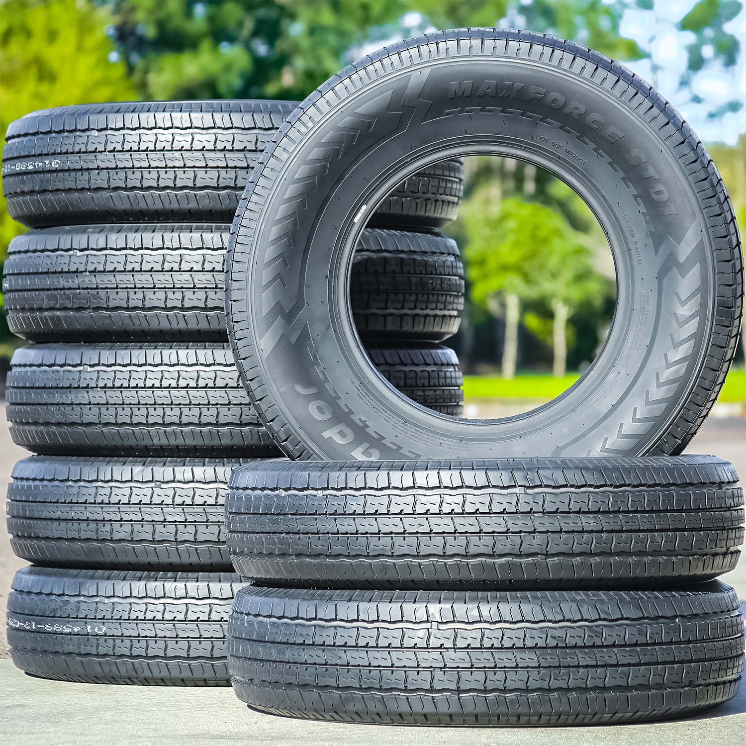Tire ST 175/80R13 91/87N C 6 Ply Tourador MaxForce ST01 Semi-Steel Trailer
