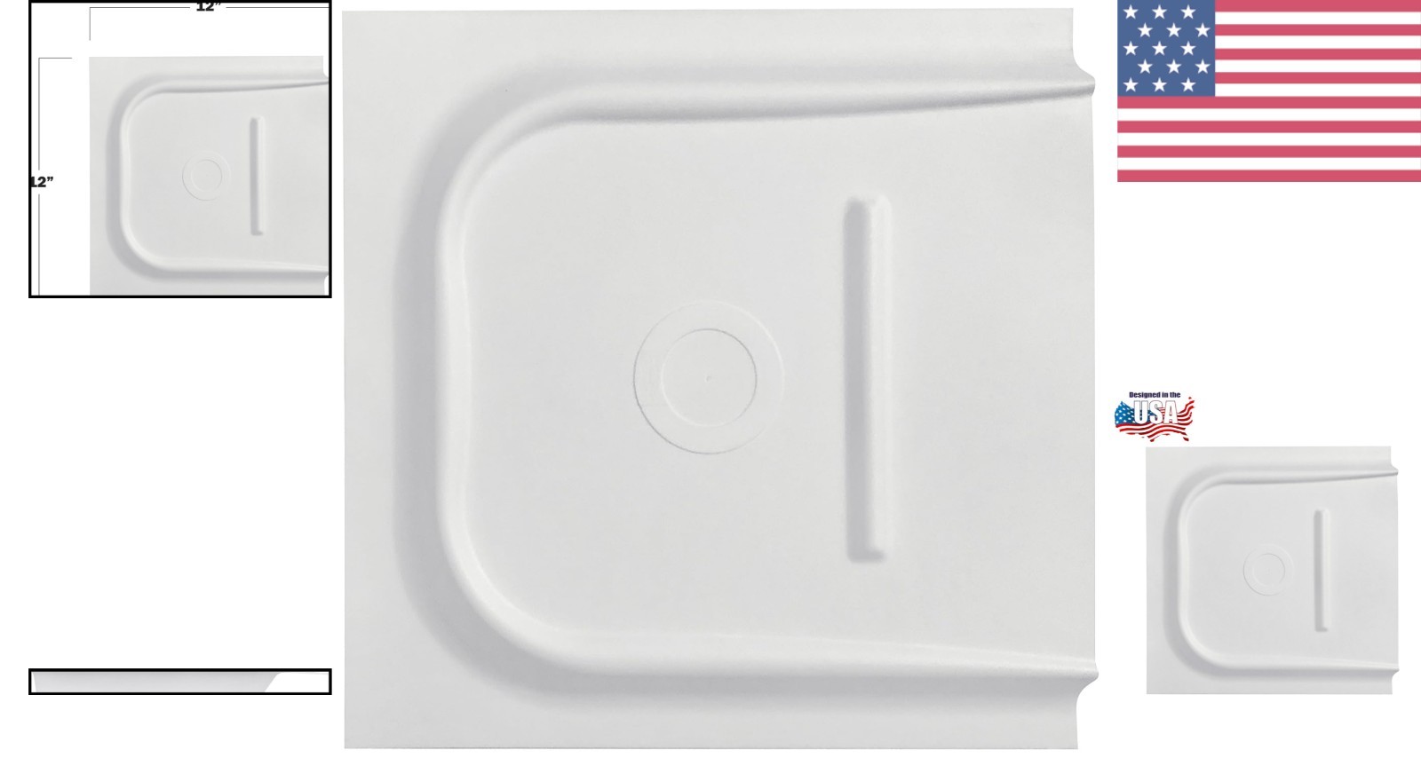 Unfinished 12″ Camper Screen Door Slider Panel – Convenient Maintenance Solution