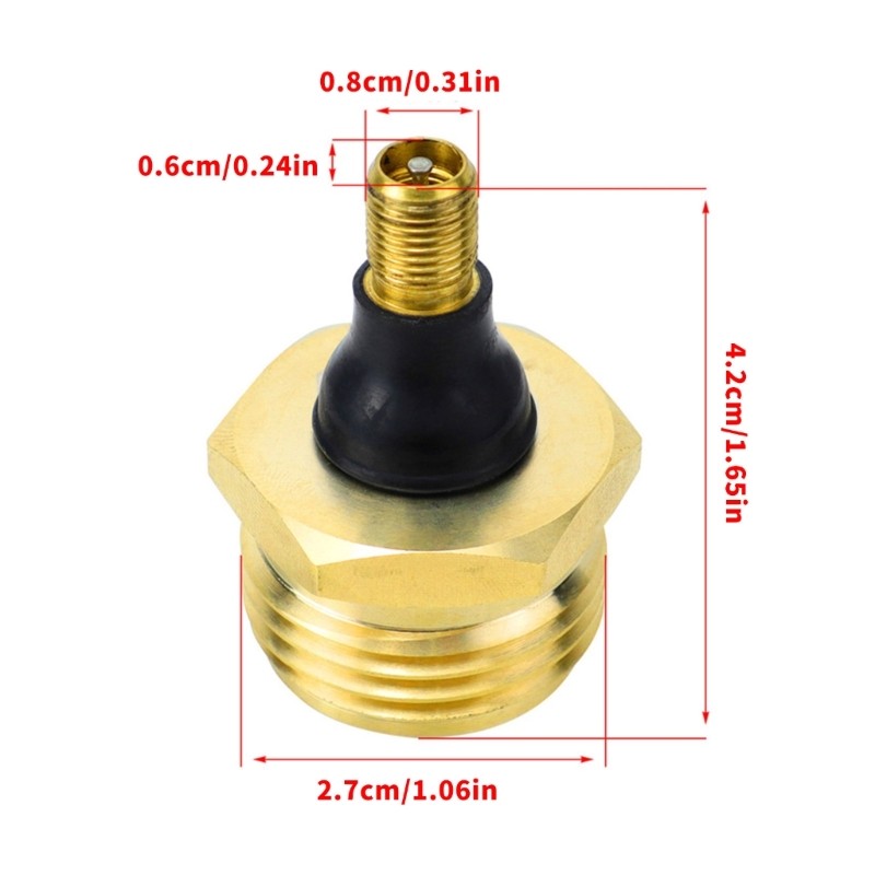 Anti Freeze Valves for RVs Water Systems Construct from Corrosion Resistant Bras
