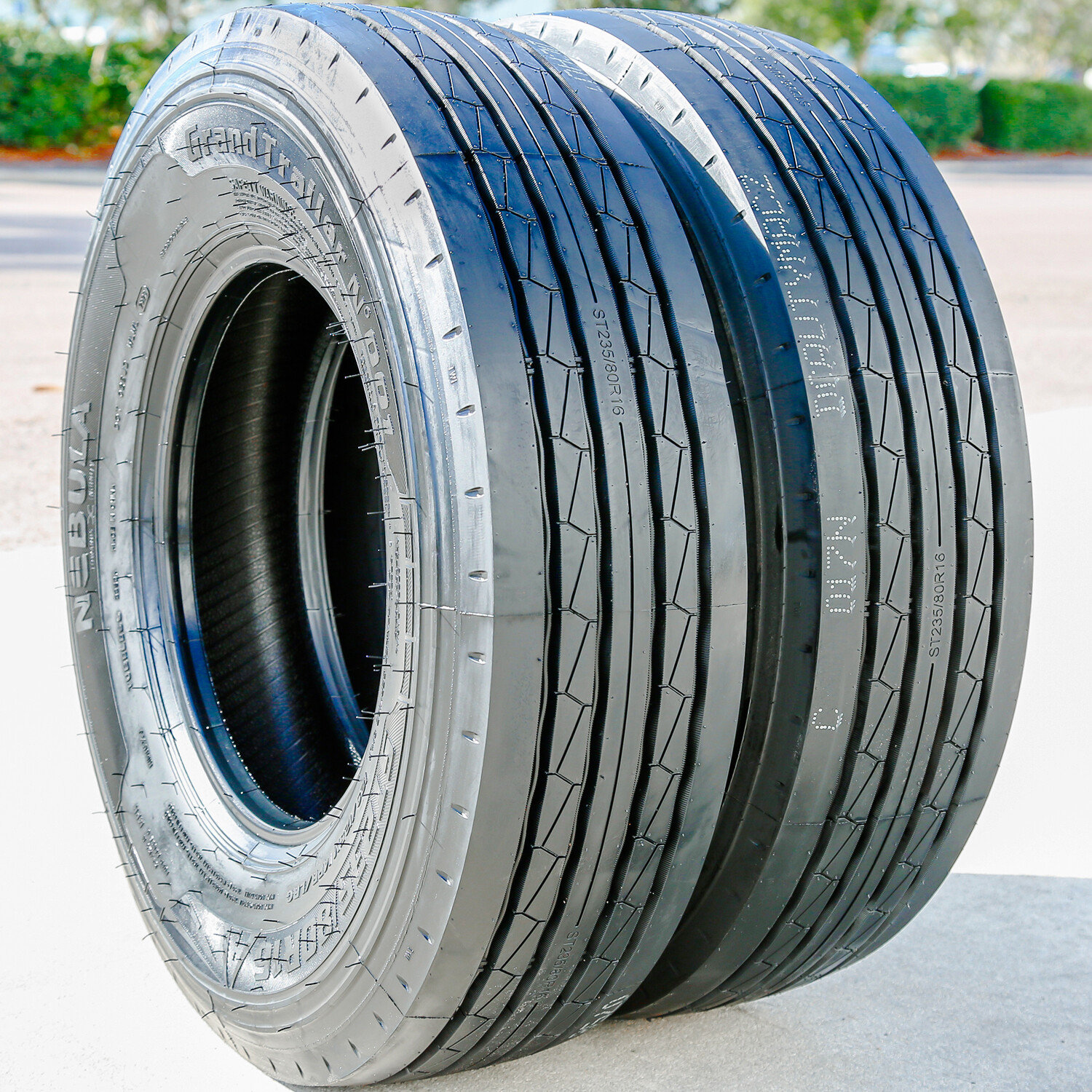 2 Tires Nebula Grand Trailer-N’ 001 All Steel ST 235/80R16 Load G 14 Ply Trailer