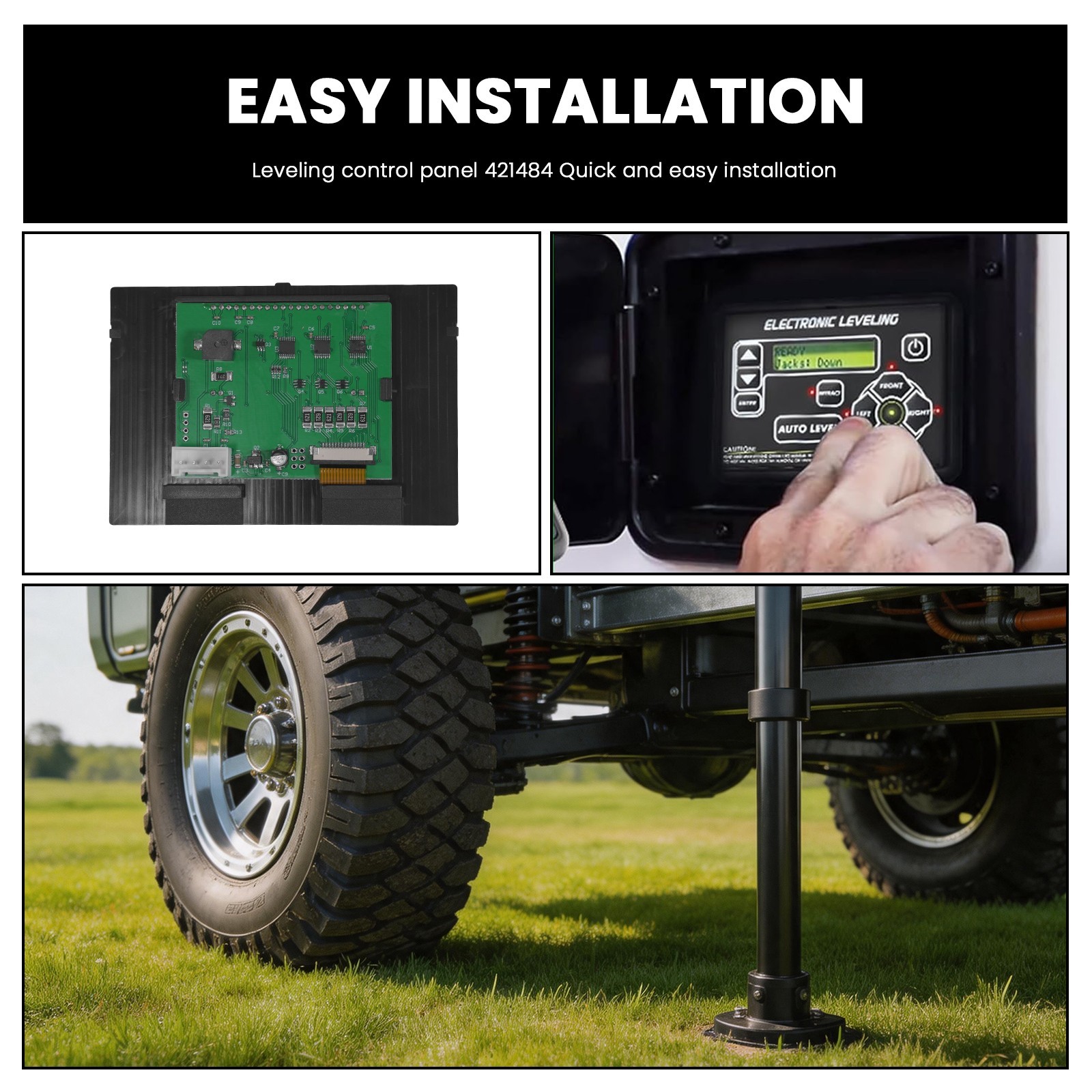 Control Touchpad Leveling System for Lippert RV 5th Wheel 421484