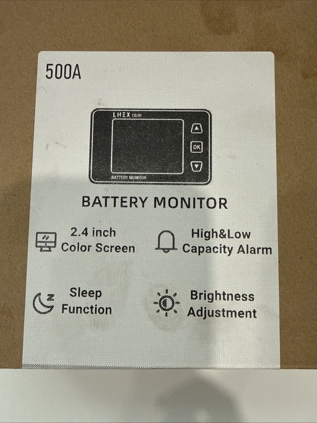 Lnex Color RV Battery Monitor VA9810