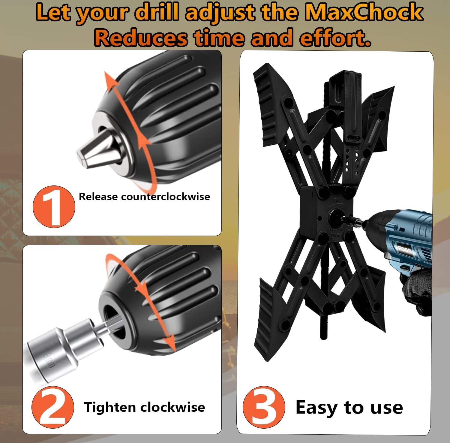 Camper X-Shaped Wheel Chock Stabilizer, 2 Sets RV Stabilizer Wheel Chock Scis…