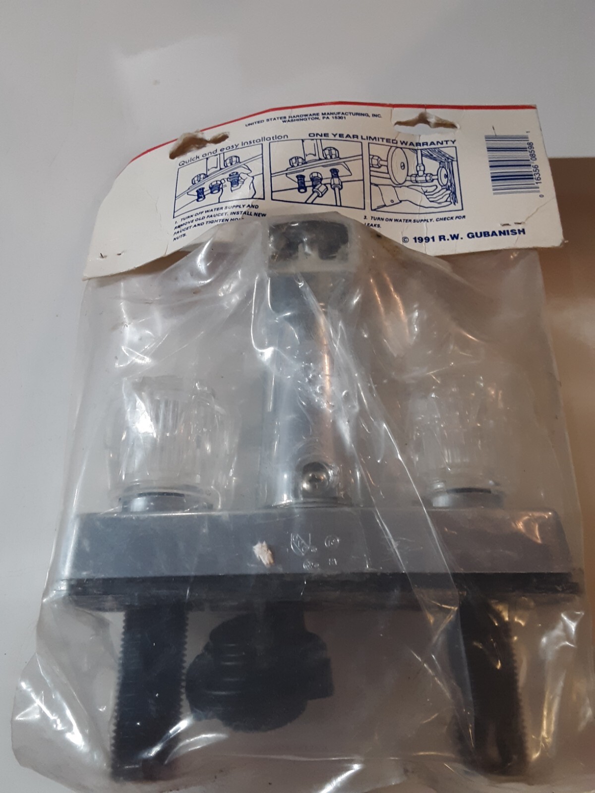 Us Hardware RV-022B Bath Tub And Shower Faucet Diverter, 4″ New Old Stock