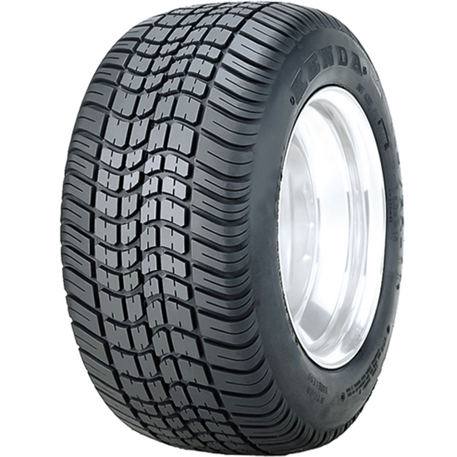 4 Assemblies ST 205/65-10 Loadstar K399 D 8 Ply 10×6 5×114.3 White Solid