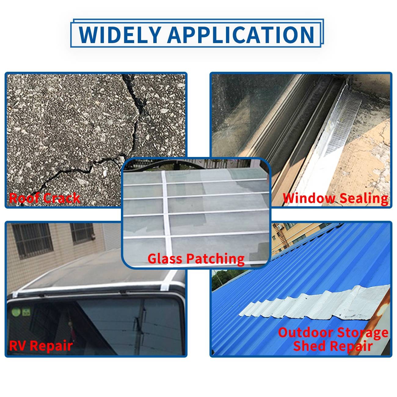 Aluminum Foil Waterproof Repair Tape Universal