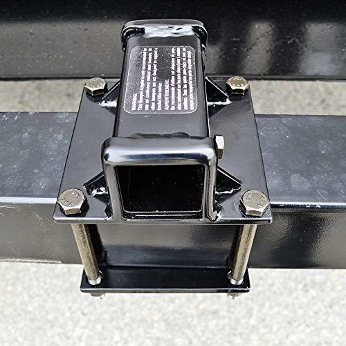 Swagman RV Bumper Adapter, Black, 2-Inch