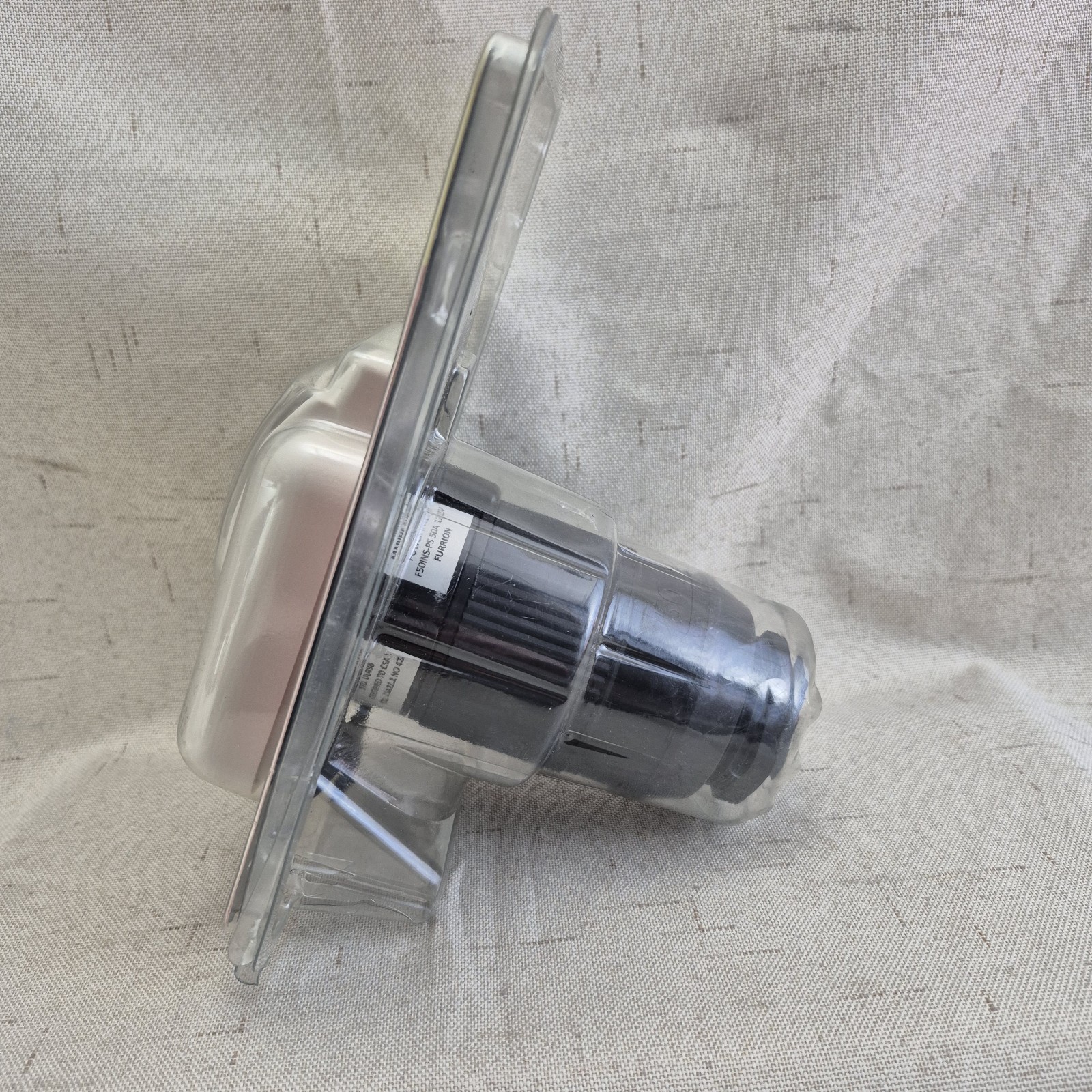 Lippert Furrion 381658 RV 50A 125V Power Inlet Square LED Indicator NIP