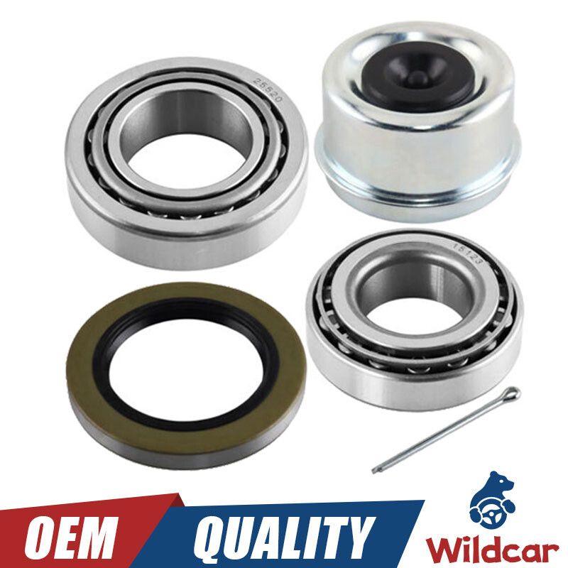 (1pack) Trailer Bearing Kit for 6000# Axles #42 Spindle 15123 / 22580 Bearings