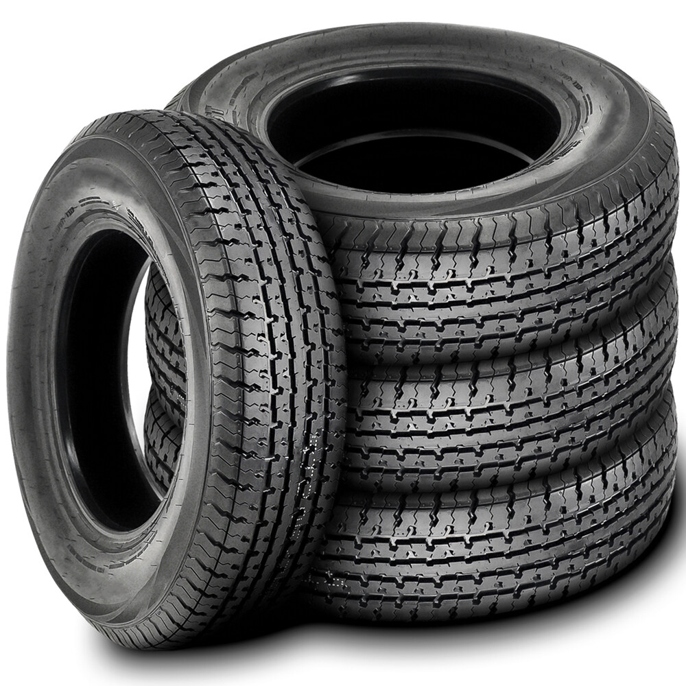4 Tires 215/75R14 Trailer Master ST PRO Steel Belted Trailer Load D 8 Ply