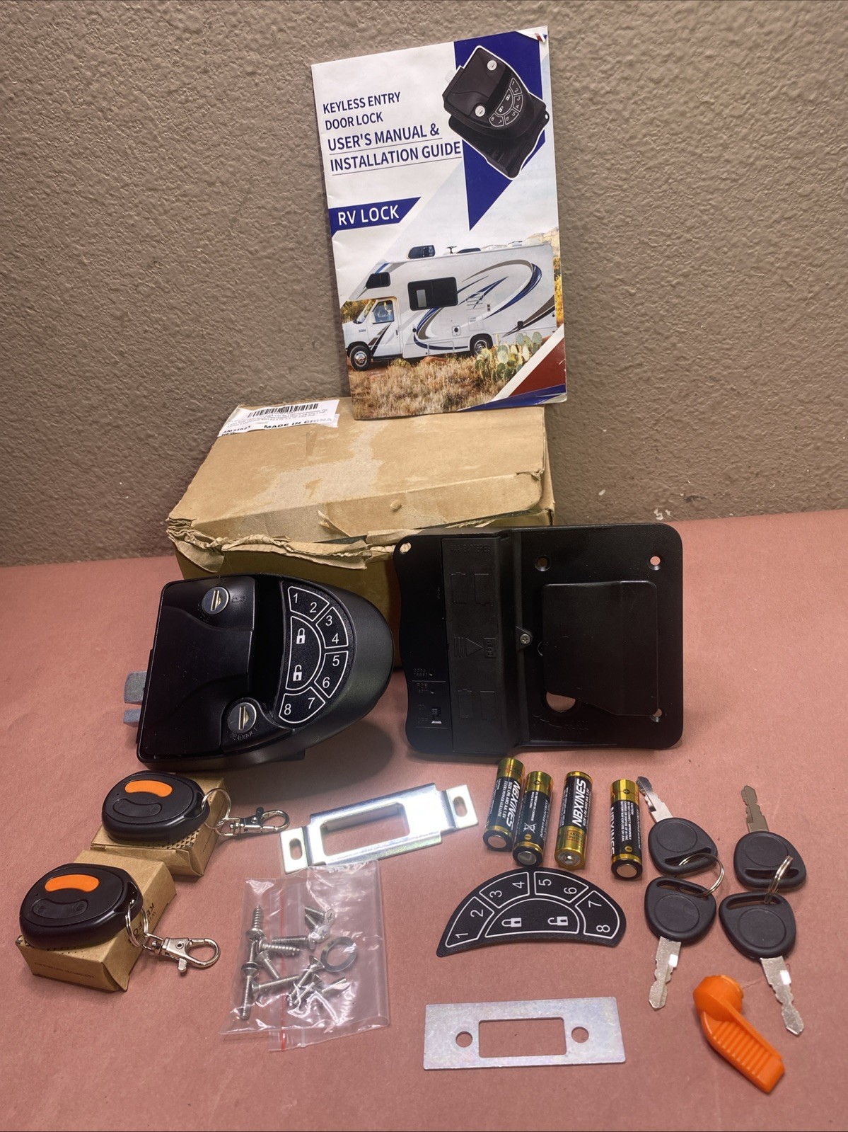 Camper RV Trailer Keyless Entry Door Digital Lock AM34823
