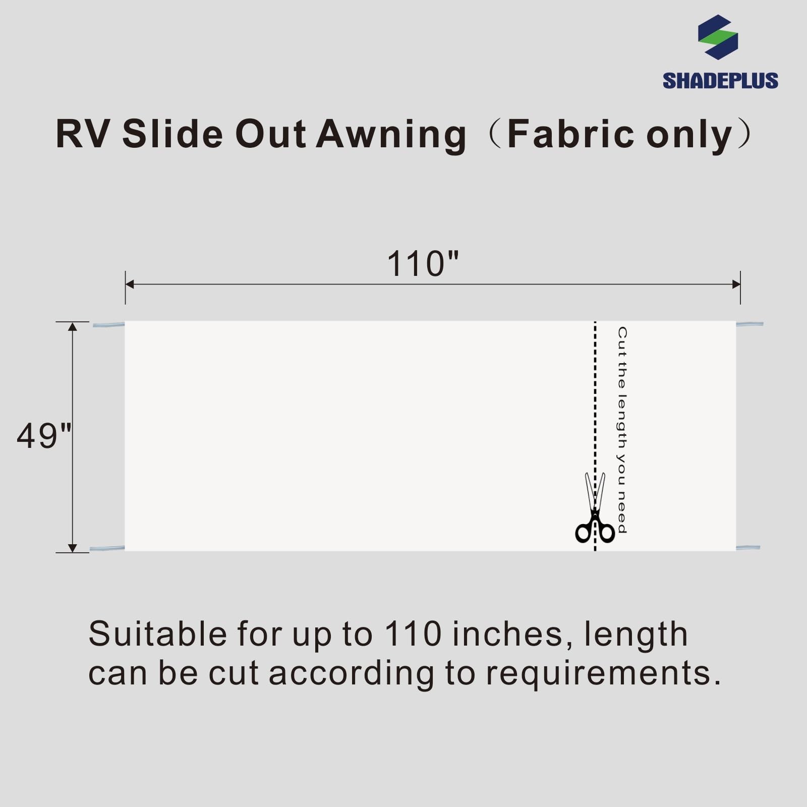 Universal RV Slide Out Awning Fabric Replacement for 5th Wheel & Travel Trailers