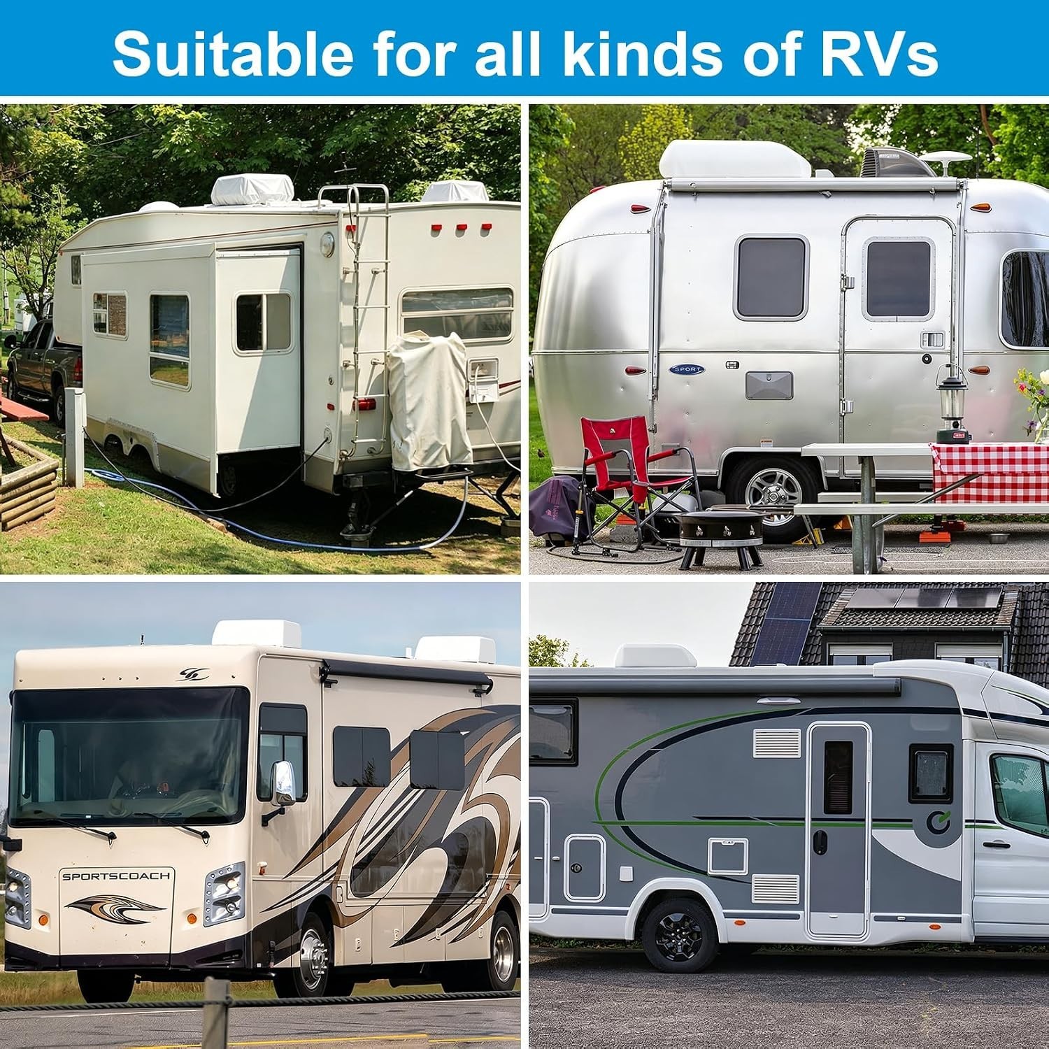Waterproof RV Air Conditioner Cover – 600D Oxford Fits Dometic & Furrion