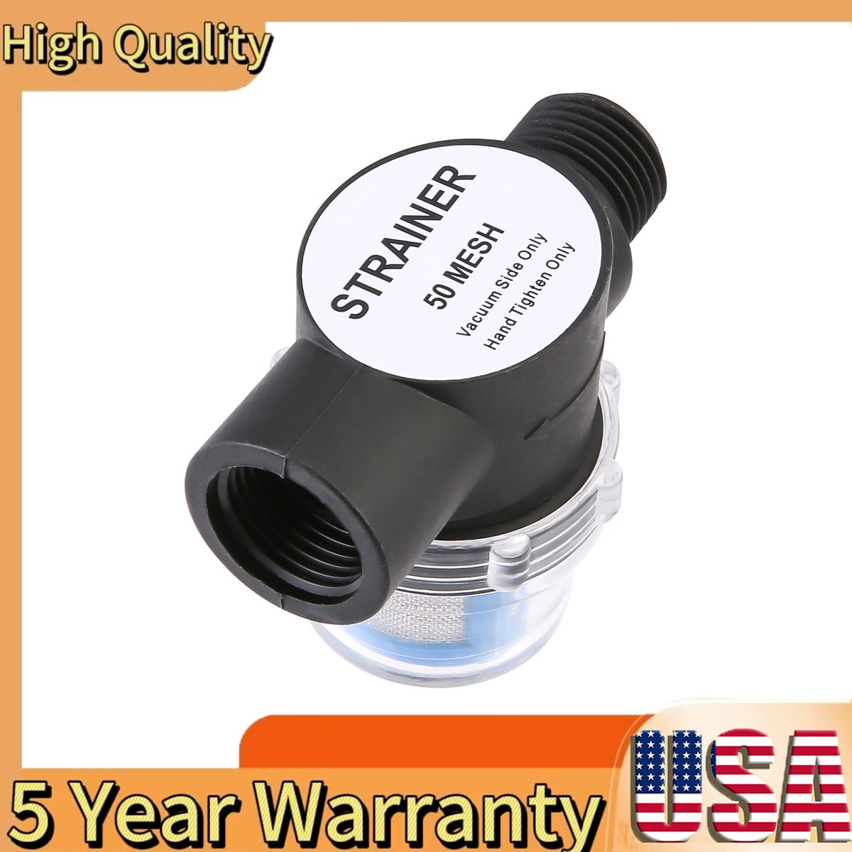 RV Camper Freshwater Strainer Filter 255-313 Water Pump Protection