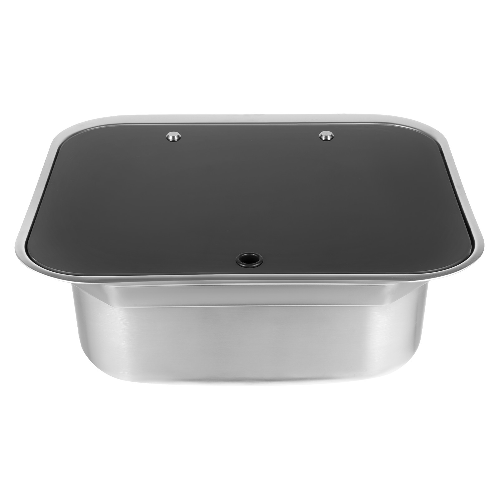 RV Kitchen Sink Unit Caravan Camper Hand Wash Basin with Faucet Stainless Steel