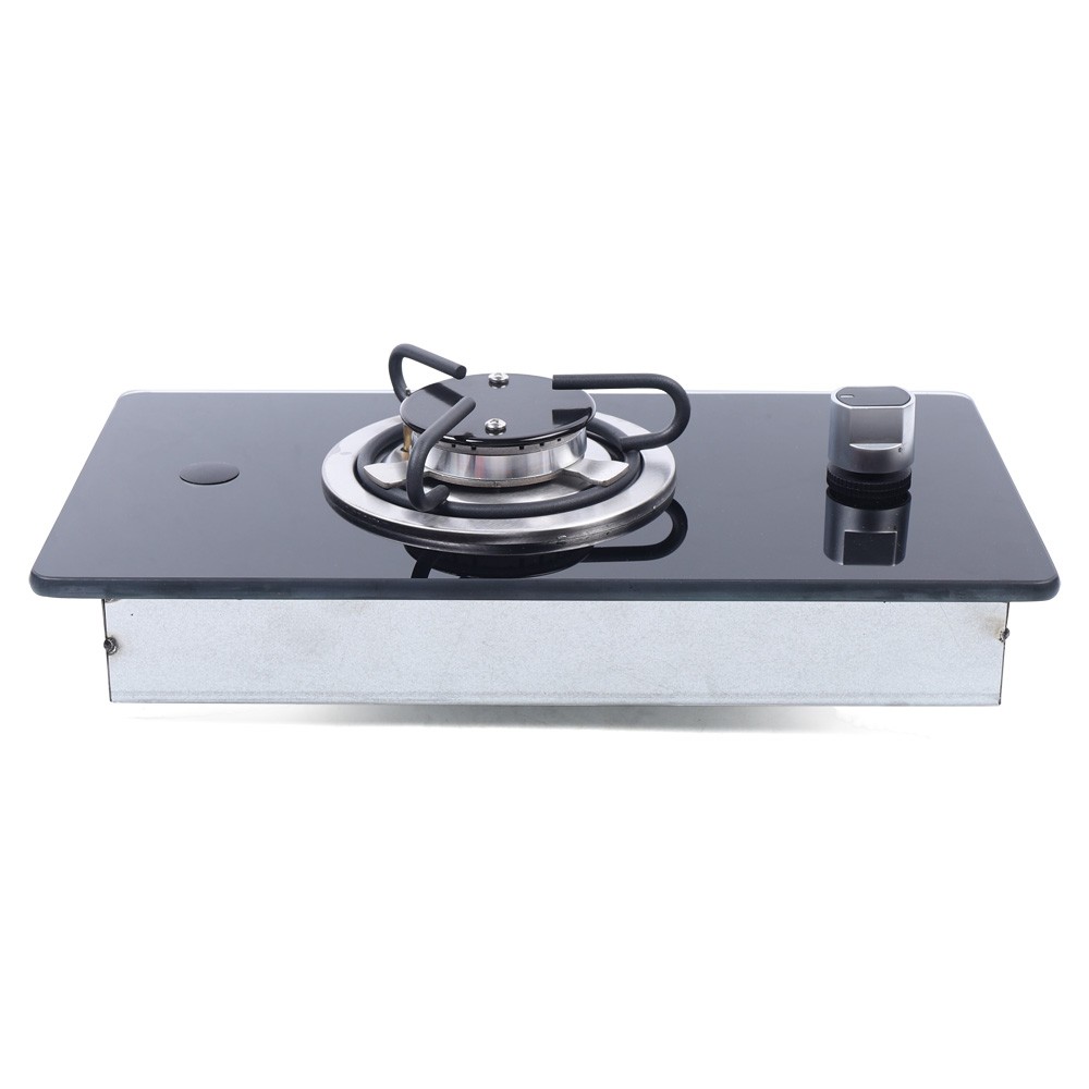 RV Camper Gas Cooktop 1-Burner Boat Caravan LPG Gas Stove Hob W/ Tempered Glass
